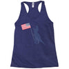 Patriotic T-Rex Racerback Tank