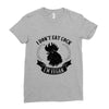 I Don't Eat Cock I'm Vegan Ladies Fitted T-Shirt