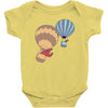hot bear balloon Baby Bodysuit