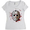 jason voorhees mask Women's Triblend Scoop T-shirt