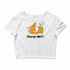 corgi cute puppy low battery charge me Crop Top
