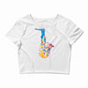 sax addict saxophone Crop Top