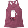 cat love person! Racerback Tank