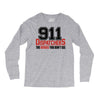 911 dispatcher heroes black logo Long Sleeve Shirts