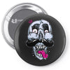 king of mustache Pin-back button