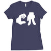 ca cartoon hands Ladies Fitted T-Shirt