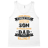 Super Cool Son Of A Freaking Awesome Dad Tank Top
