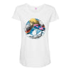 in the midst of war Maternity Scoop Neck T-shirt