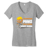 Trumpkin Make Halloween Great Again Women's V-Neck T-Shirt