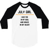 July Girl 3/4 Sleeve Shirt