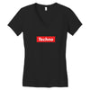 techno hypebeast Women's V-Neck T-Shirt