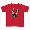 frenchie hipster Toddler T-shirt