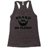 mens beard Racerback Tank