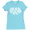 roses are red violets are blue i have five fingers the middle ones for Ladies Fitted T-Shirt