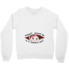 January Peeking Out Baby Girl Crewneck Sweatshirt