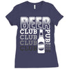 Beer Club Pub Ladies Fitted T-Shirt