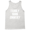 family, guns, country Tank Top
