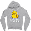 i don't give a duck Zipper Hoodie