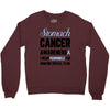 stomach cancer awaneress i wear periwinkle for someone special to me Crewneck Sweatshirt