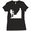 mountain hiker Ladies Fitted T-Shirt