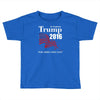 trump 2016 election make america great again Toddler T-shirt