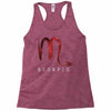 galaxy scorpio logo Racerback Tank