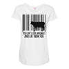 you can't love animals and eat them too! Maternity Scoop Neck T-shirt
