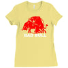 bad bull (2) Ladies Fitted T-Shirt