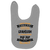 Super Cool Grandson Of A Freaking Awesome Pop Pop Baby Bibs