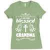 I Am One Blessed Grandma Ladies Fitted T-Shirt