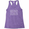 american flag pledge of allegiance Racerback Tank