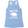 chubby unicorn Racerback Tank