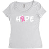 hope minnie mouse Women's Triblend Scoop T-shirt