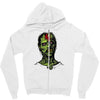 zombie brain out Zipper Hoodie