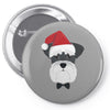 schnauzer dog Pin-back button