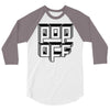 pop off square 3/4 Sleeve Shirt