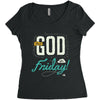 Thank GOD it's Friday Women's Triblend Scoop T-shirt