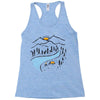 quiet place Racerback Tank