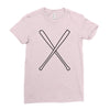 baseball Ladies Fitted T-Shirt