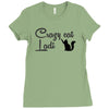 crazy cat lady Ladies Fitted T-Shirt