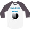Papa And Son Fishing Partners For Life 3/4 Sleeve Shirt