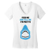 Feed Me and Tell Me I'm Pretty Baby Boy Women's V-Neck T-Shirt