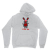 i love you bunny hare rabbit cupid couple kiss fun Youth Hoodie