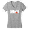pardon the interruption Women's V-Neck T-Shirt