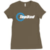 top dad mens funny novelty Ladies Fitted T-Shirt
