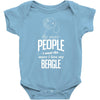 The More People I Meet The More I Love My Beagle Gifts Baby Onesie