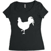 Chicken and Little Chick Women's Triblend Scoop T-shirt