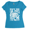 buy me car parts and tell me i'm pretty mechanic turbo nfs fan Women's Triblend Scoop T-shirt