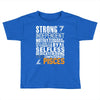 Strong Independent Motivated Pisces Toddler T-shirt