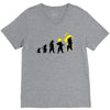 goku evolution (black) V-Neck Tee